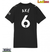 Manchester City Nathan Ake #6 Replica Away Shirt Ladies 2025-26 Short Sleeve
